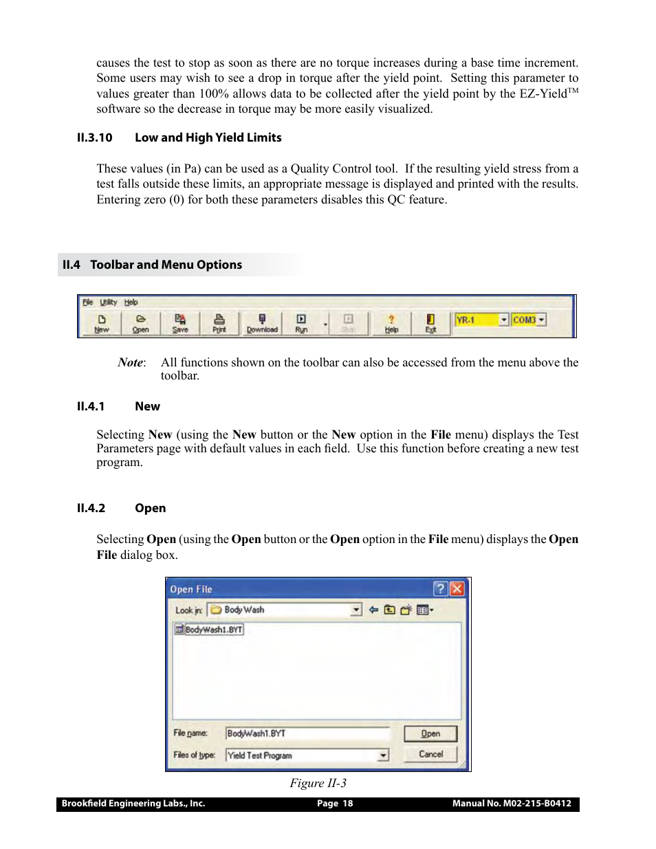 Brookfield YR-1 Rheometer User Manual | Page 18 / 64