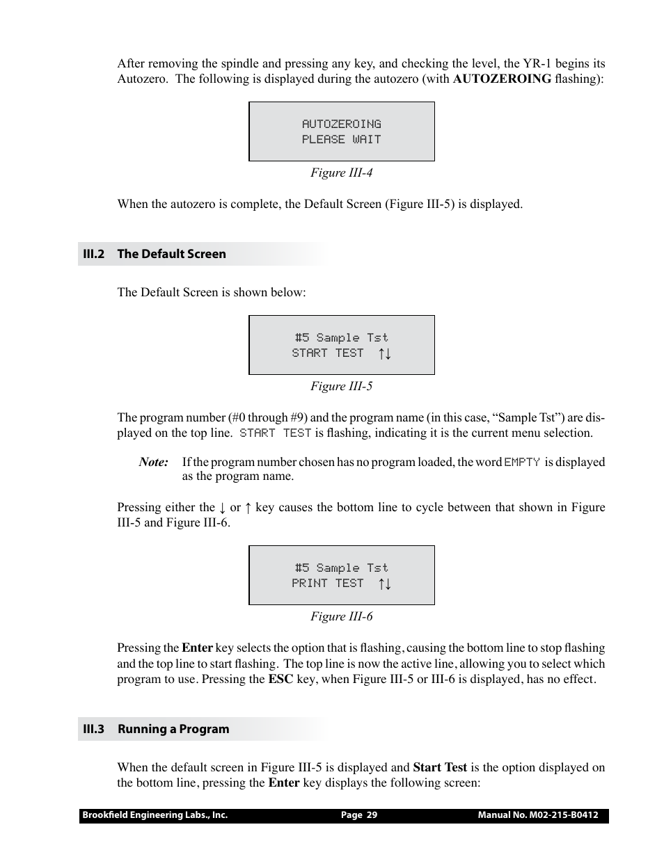 Brookfield YR-1 Rheometer User Manual | Page 29 / 64
