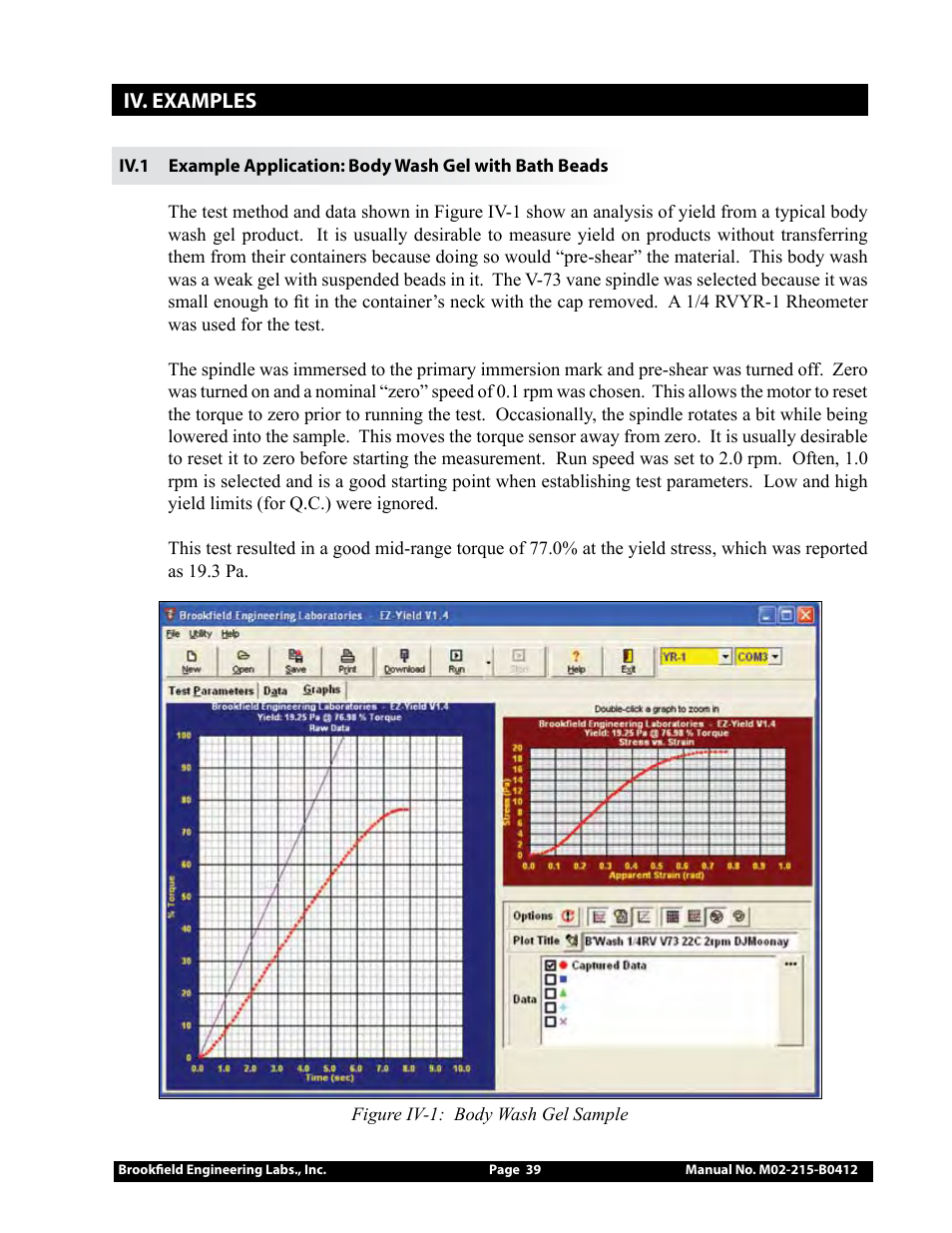 Brookfield YR-1 Rheometer User Manual | Page 39 / 64
