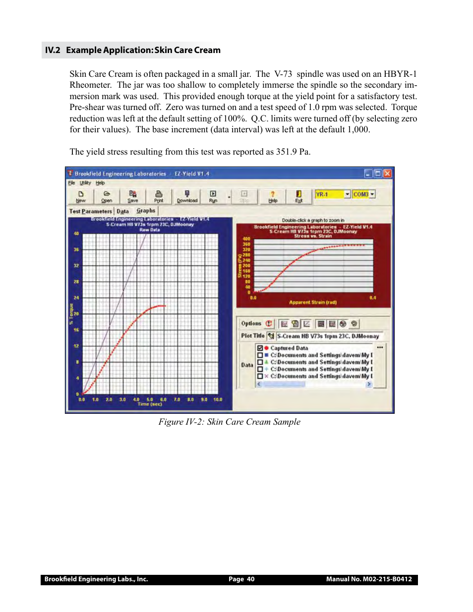 Brookfield YR-1 Rheometer User Manual | Page 40 / 64