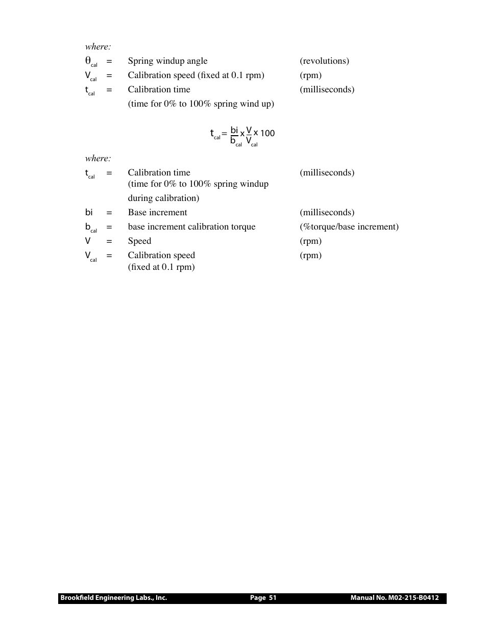 Brookfield YR-1 Rheometer User Manual | Page 51 / 64
