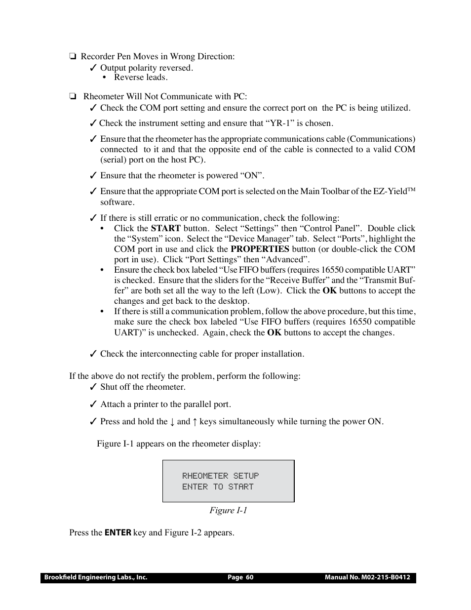 Brookfield YR-1 Rheometer User Manual | Page 60 / 64