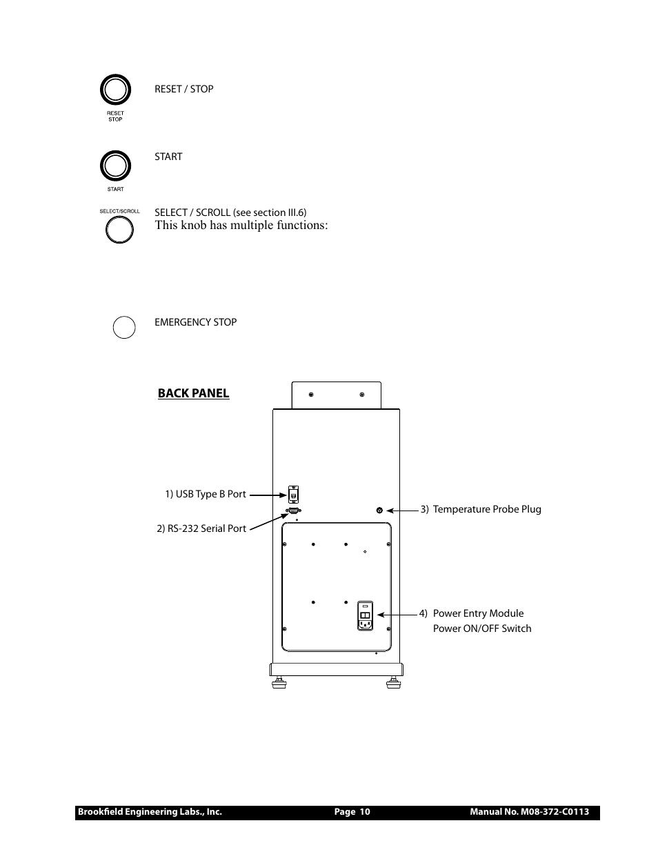 Brookfield CT3 Texture Analyzer User Manual | Page 10 / 56