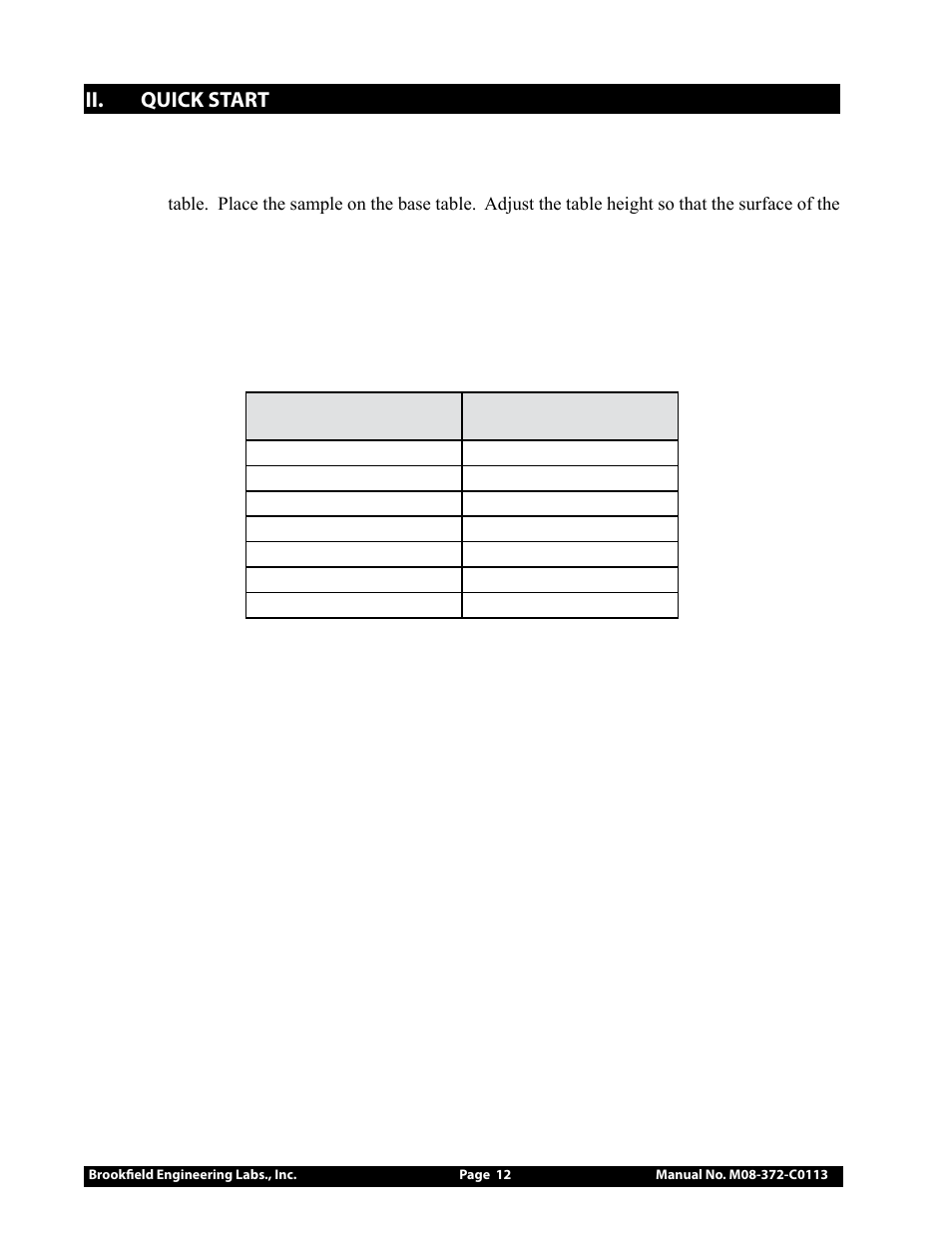 Brookfield CT3 Texture Analyzer User Manual | Page 12 / 56