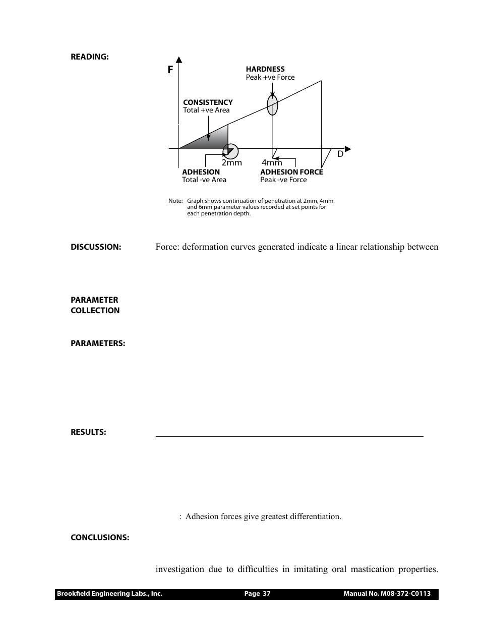 Brookfield CT3 Texture Analyzer User Manual | Page 37 / 56