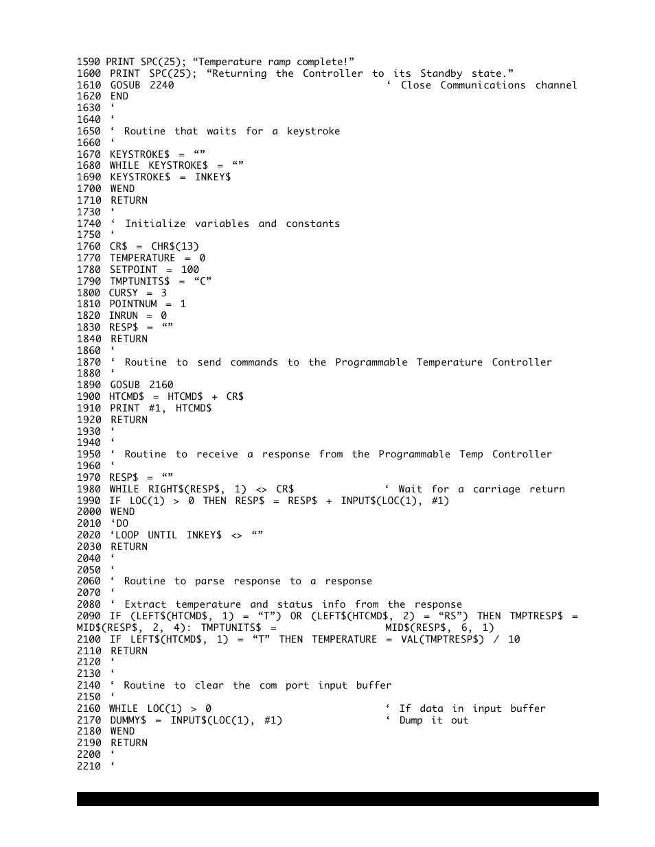 Brookfield Temperature Controller, Model 106 User Manual | Page 23 / 25