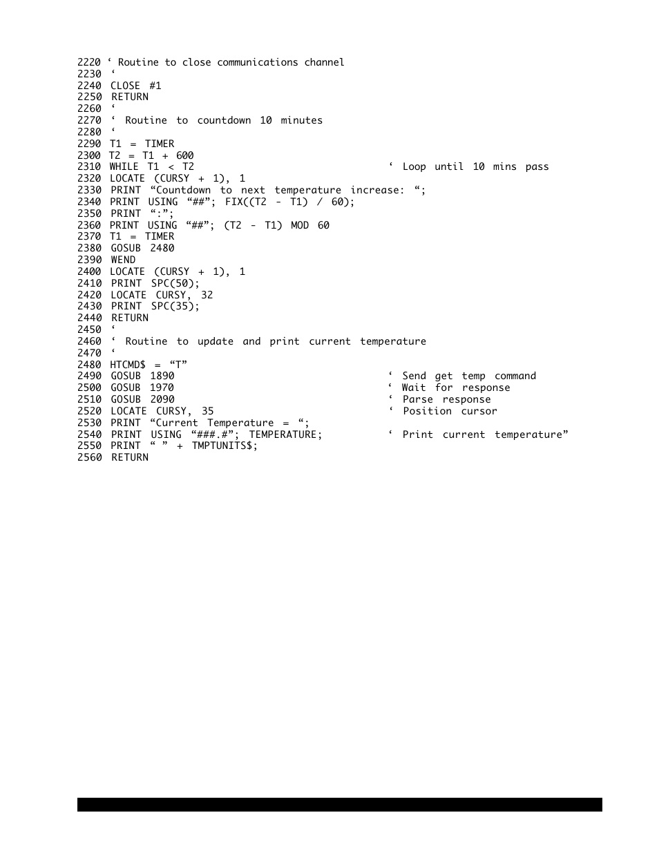 Brookfield Temperature Controller, Model 106 User Manual | Page 24 / 25