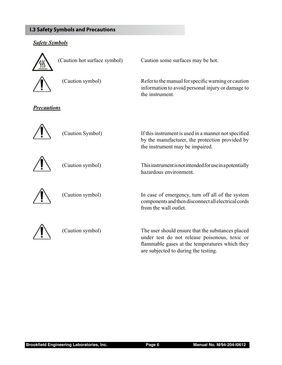 Brookfield Thermosel User Manual | Page 6 / 25