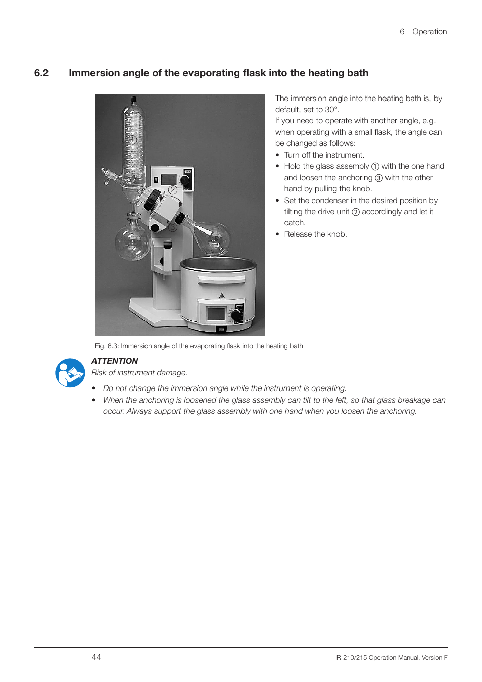 BUCHI Rotavapo R-215 User Manual | Page 44 / 78