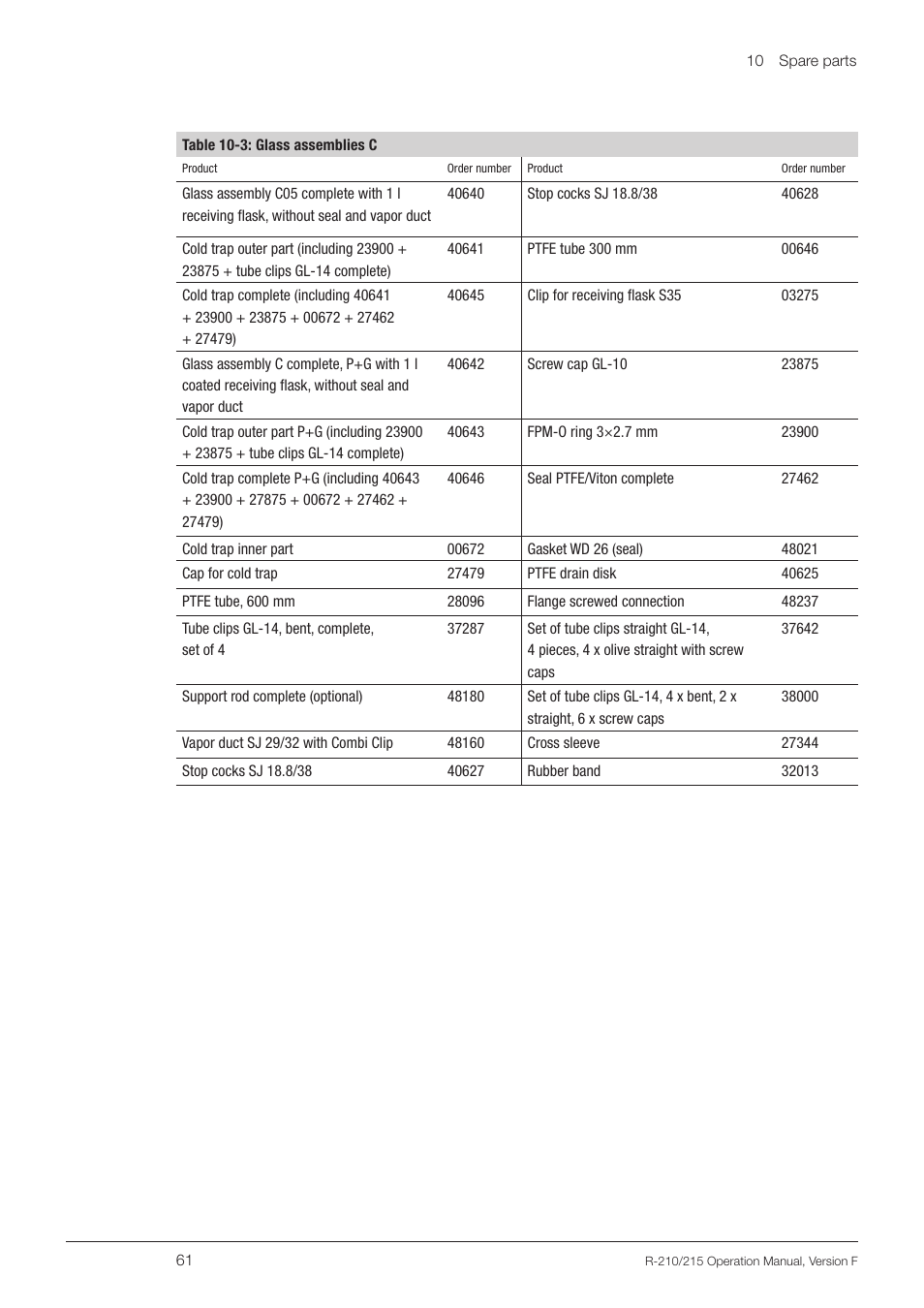 BUCHI Rotavapo R-215 User Manual | Page 61 / 78