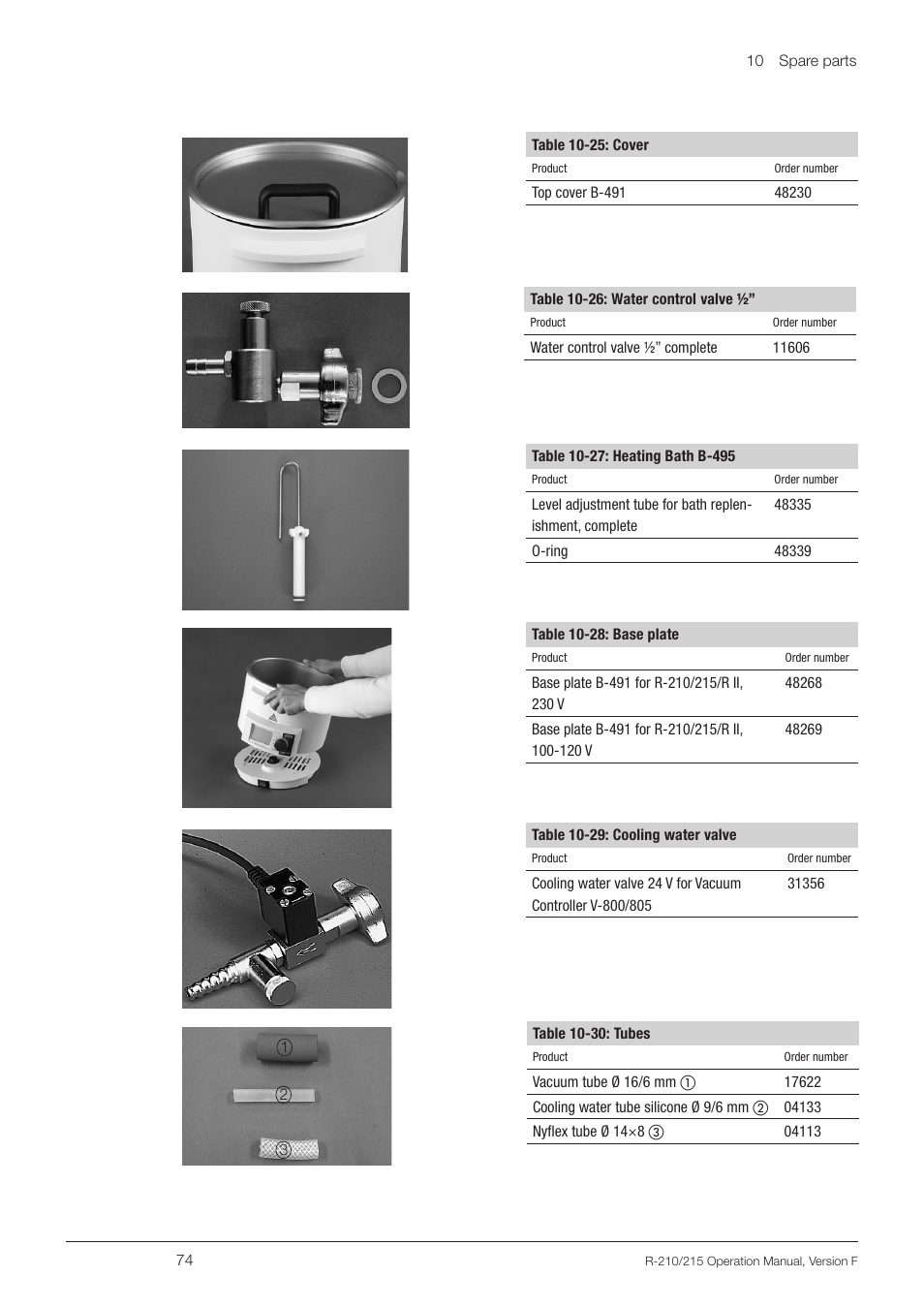 BUCHI Rotavapo R-215 User Manual | Page 74 / 78
