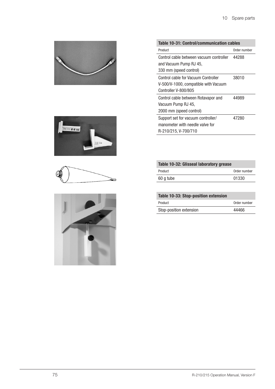 BUCHI Rotavapo R-215 User Manual | Page 75 / 78