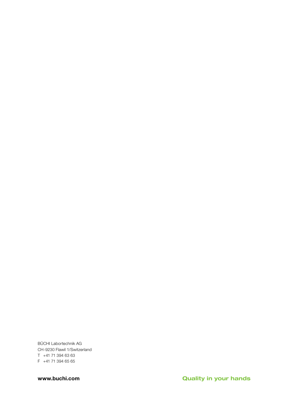 BUCHI Vacuum Controller V-855 User Manual | Page 22 / 22