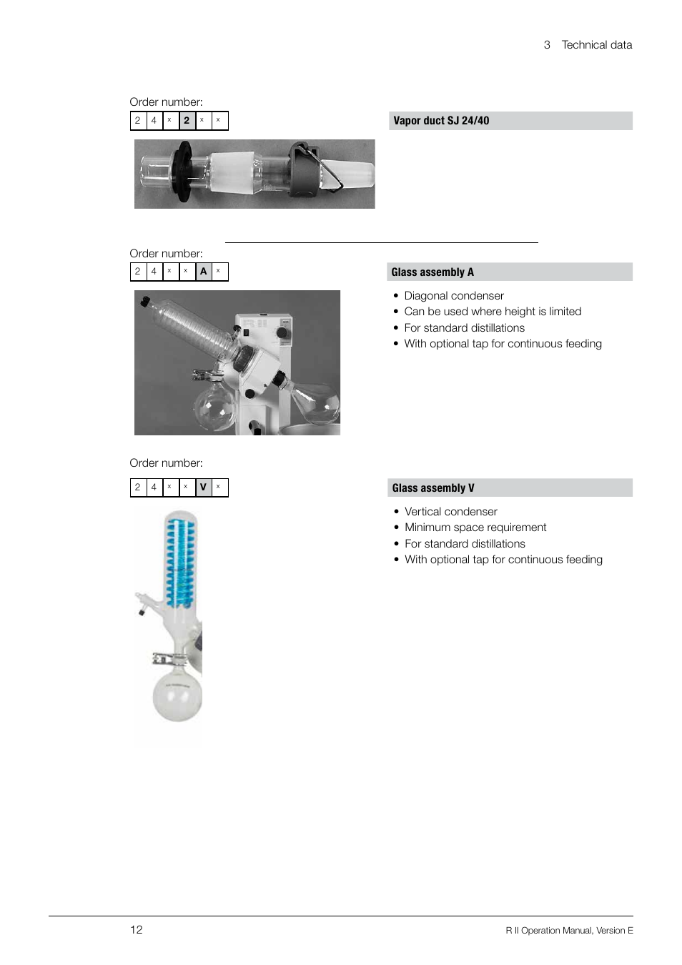 BUCHI Rotavapo R II User Manual | Page 12 / 58