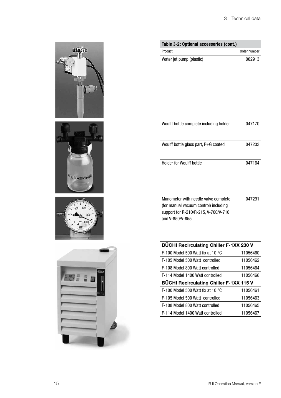 BUCHI Rotavapo R II User Manual | Page 15 / 58