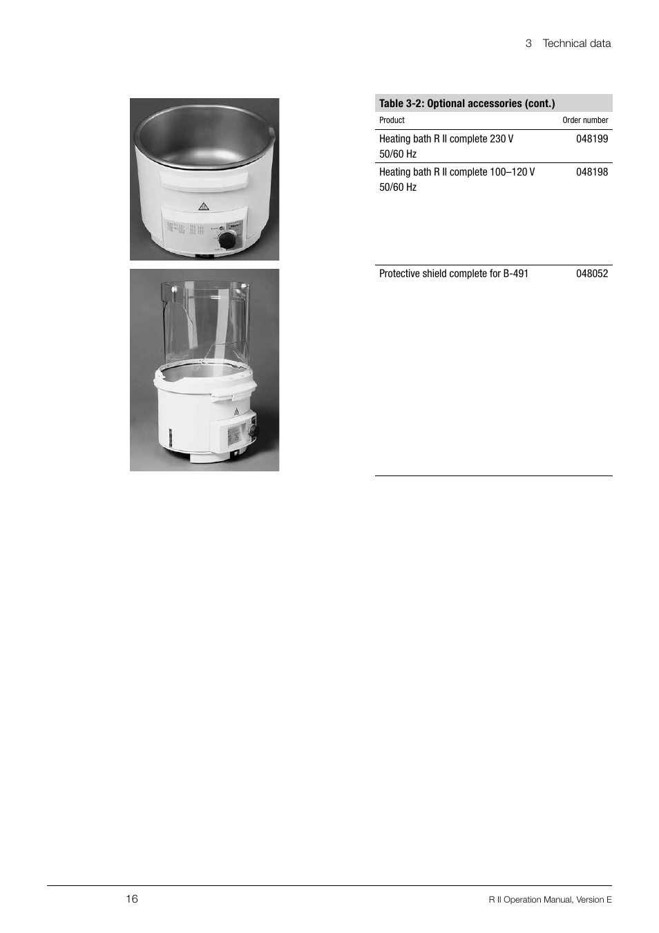 BUCHI Rotavapo R II User Manual | Page 16 / 58