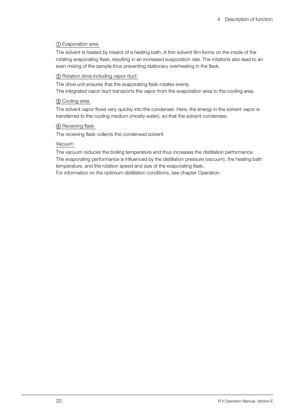 BUCHI Rotavapo R II User Manual | Page 22 / 58