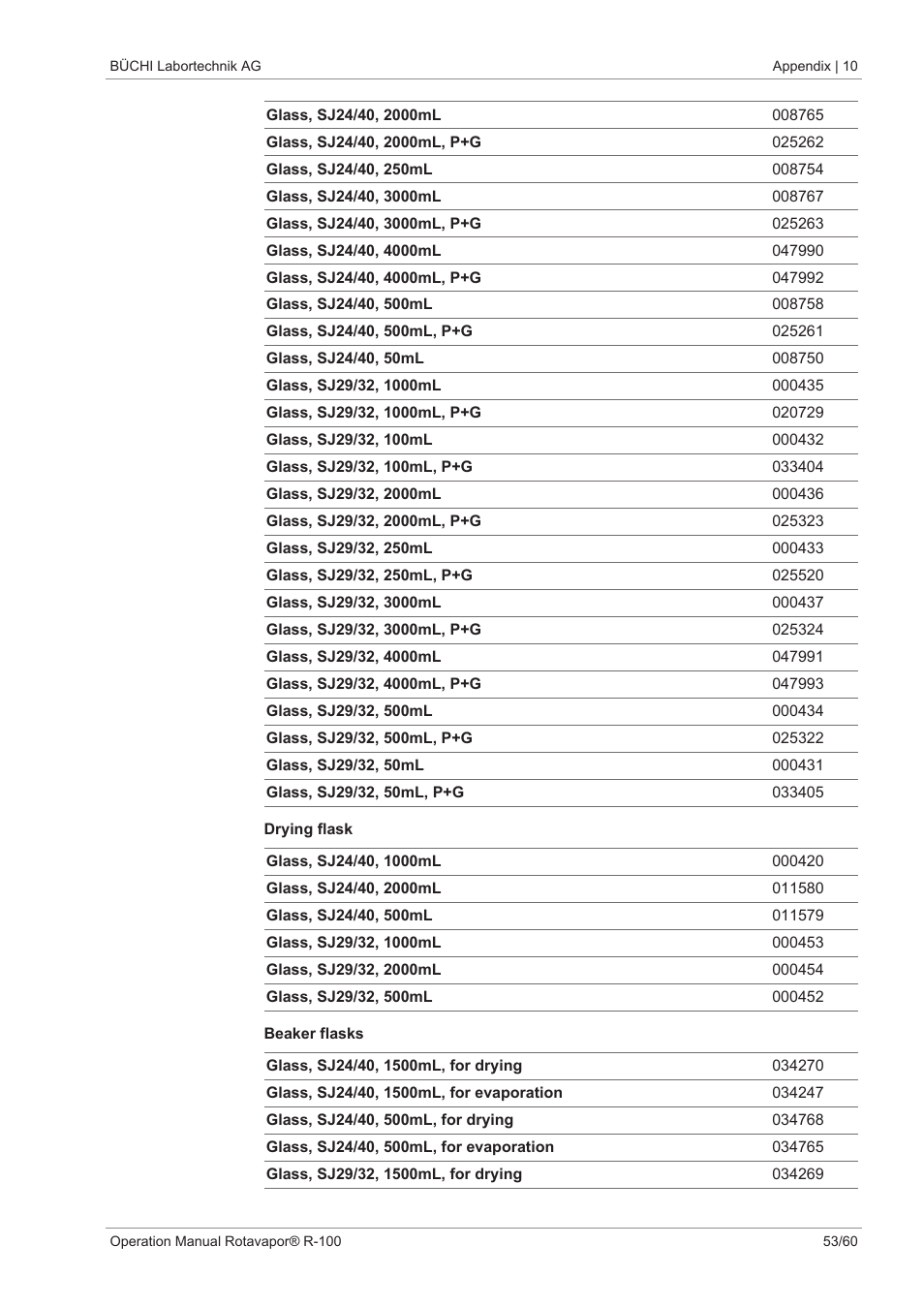 BUCHI Rotavapo R-100 User Manual | Page 53 / 60