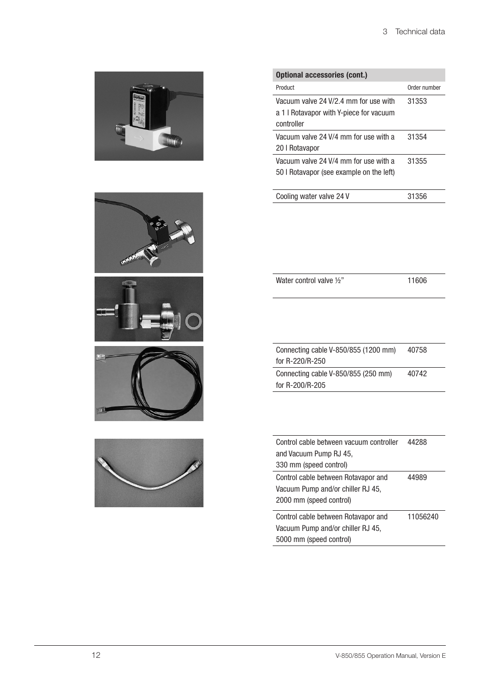 BUCHI Vacuum Controller V-855 User Manual | Page 12 / 54