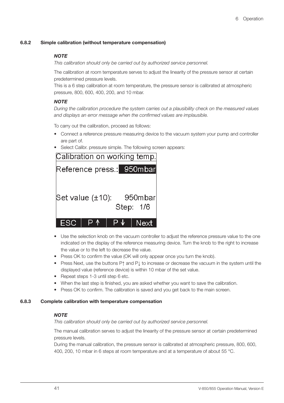 BUCHI Vacuum Controller V-855 User Manual | Page 41 / 54
