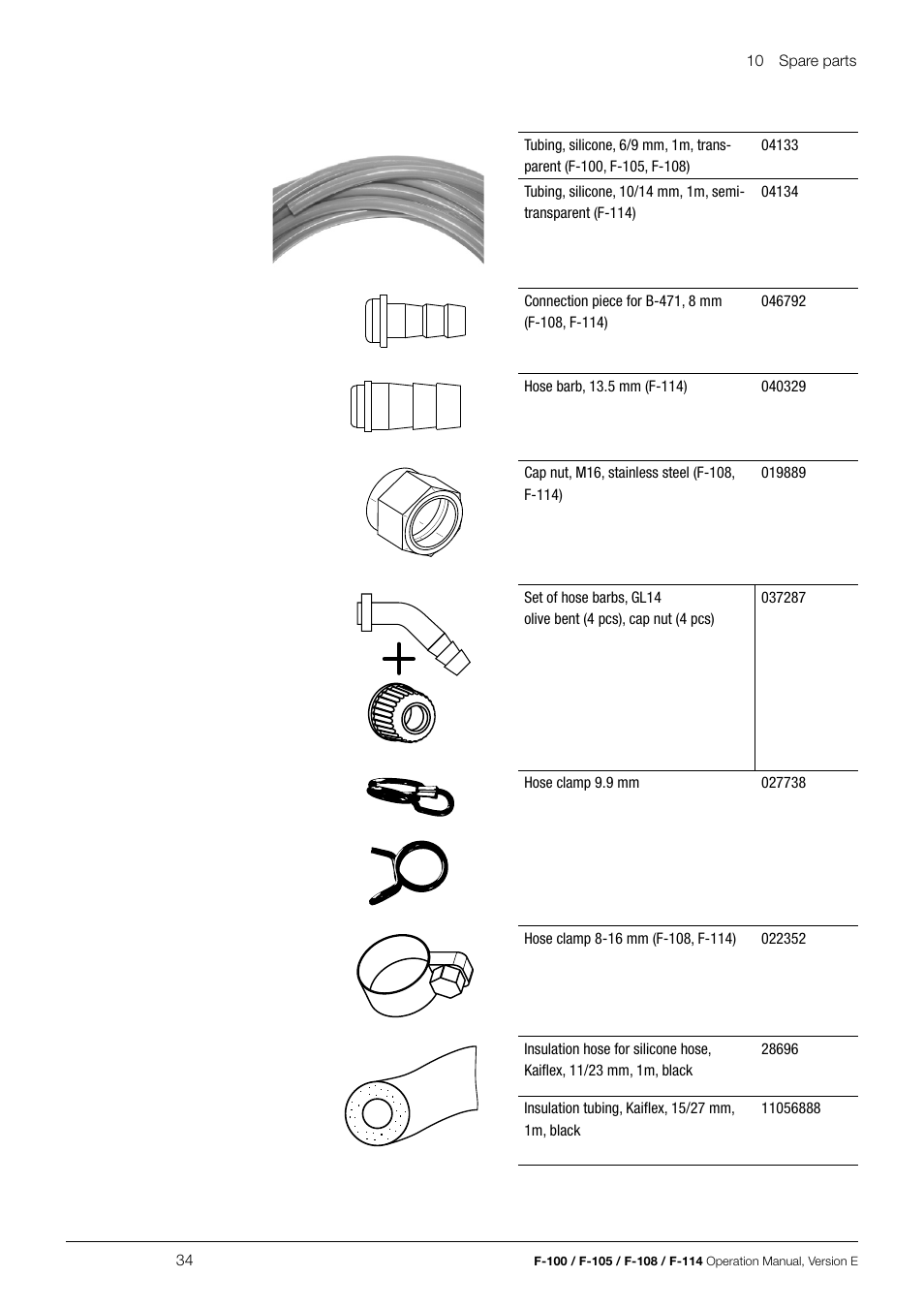 BUCHI Recirculating Chiller F-114 User Manual | Page 34 / 36