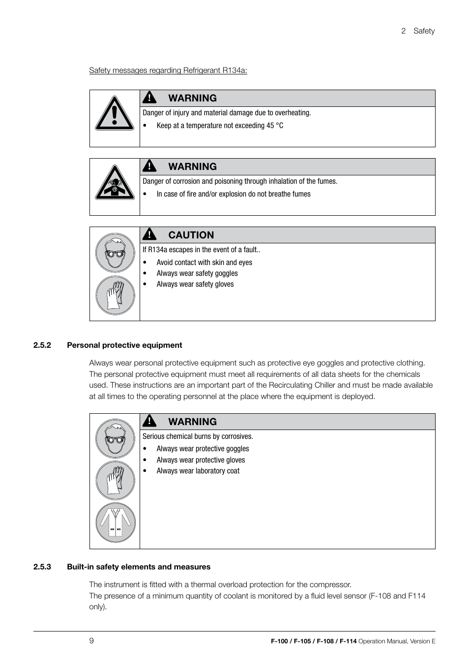 BUCHI Recirculating Chiller F-114 User Manual | Page 9 / 36