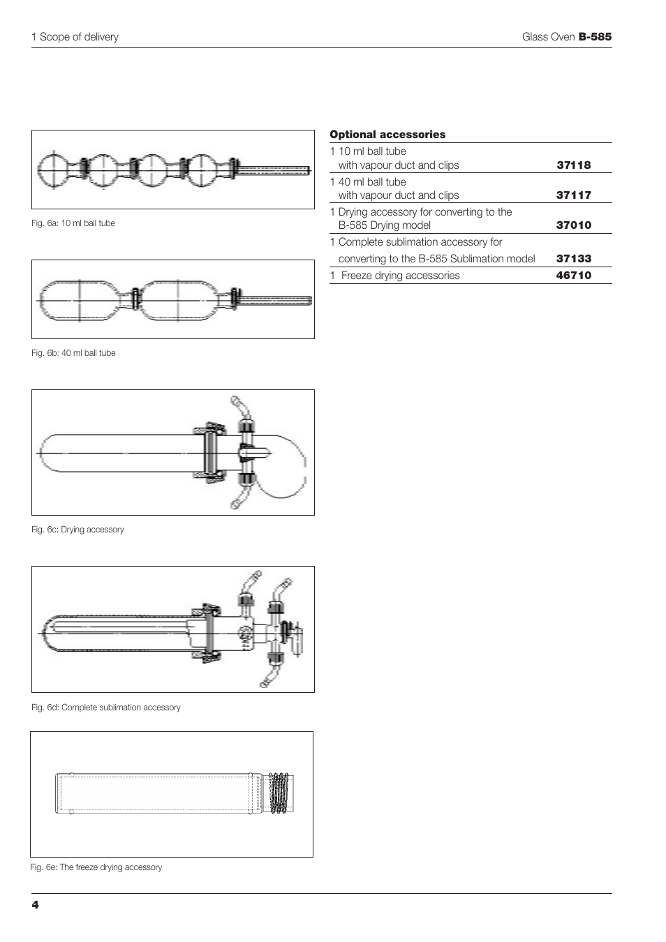 BUCHI Glass Oven B-585 Kugelrohr User Manual | Page 6 / 34