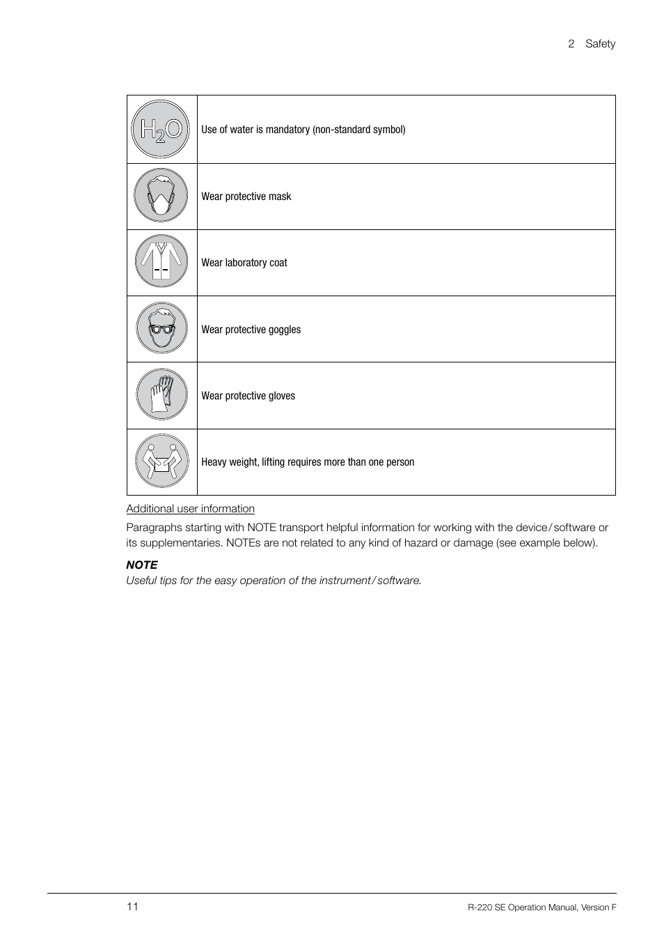 BUCHI Rotavapo R-220 SE User Manual | Page 11 / 109