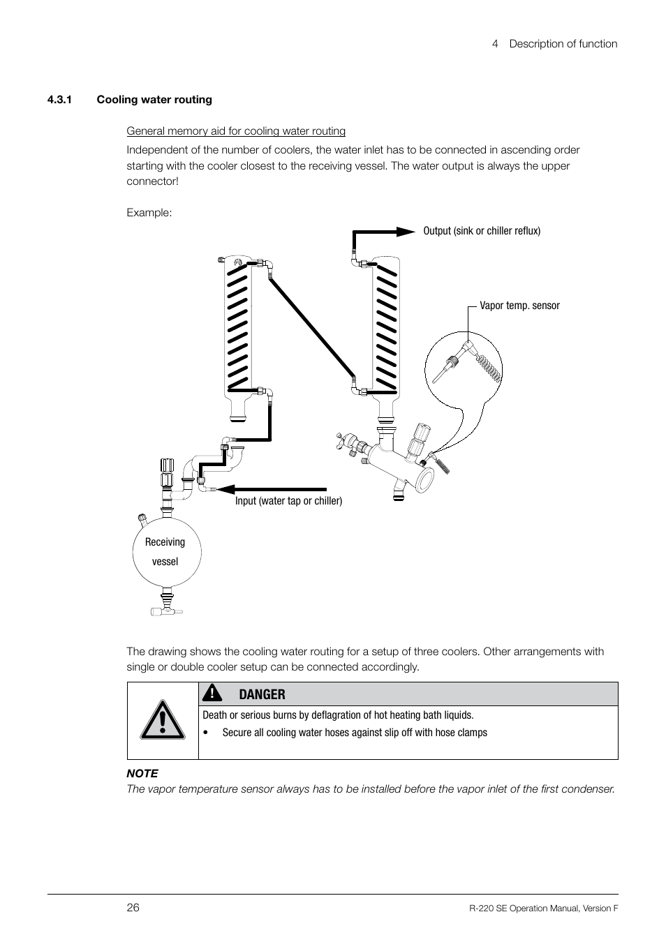 Danger | BUCHI Rotavapo R-220 SE User Manual | Page 26 / 109