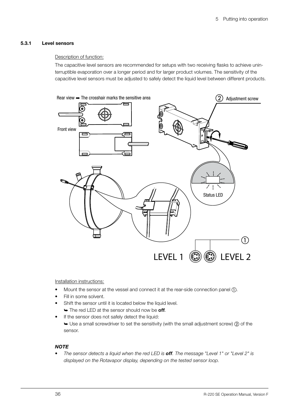 Level 2 level 1 | BUCHI Rotavapo R-220 SE User Manual | Page 36 / 109