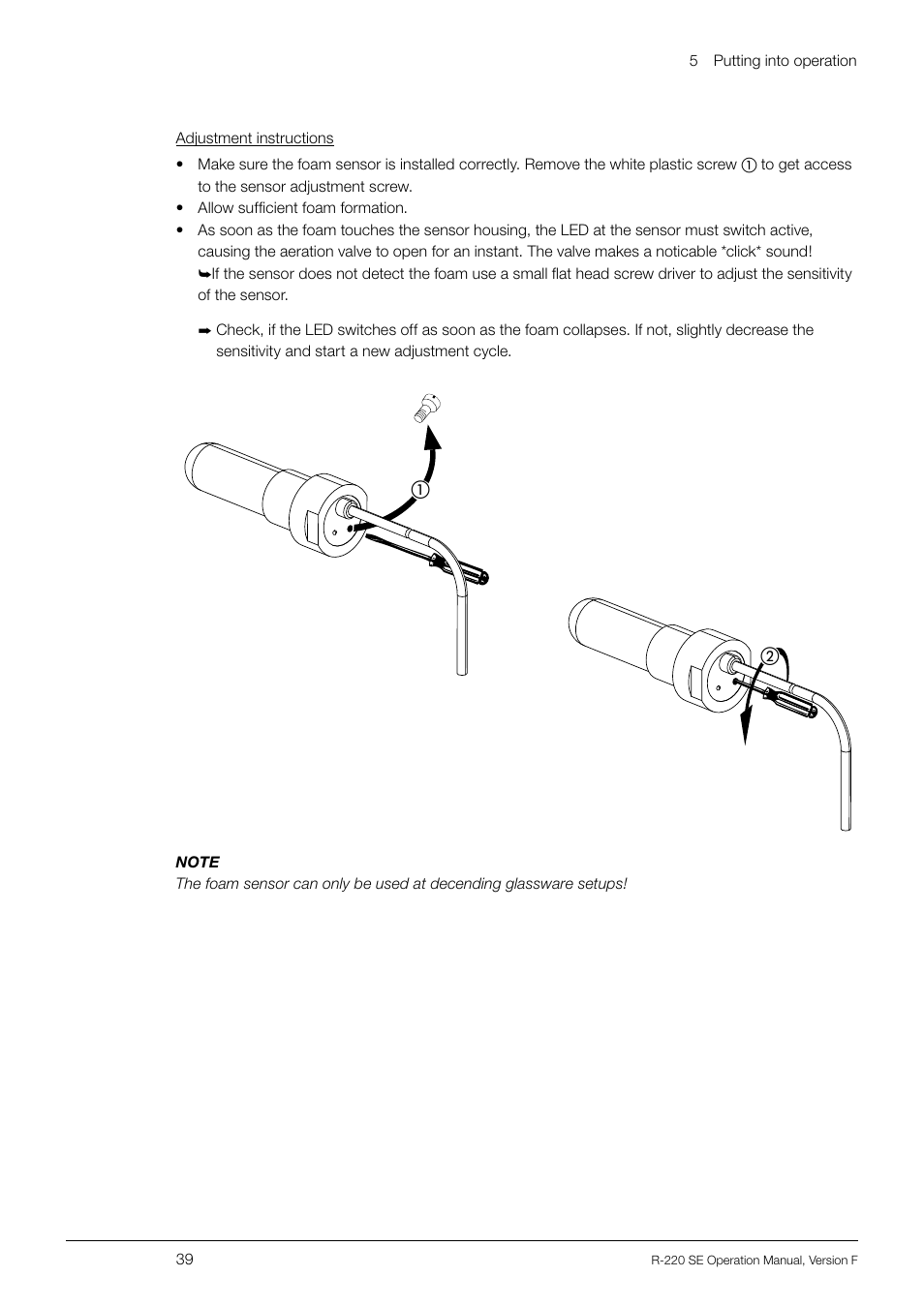 BUCHI Rotavapo R-220 SE User Manual | Page 39 / 109