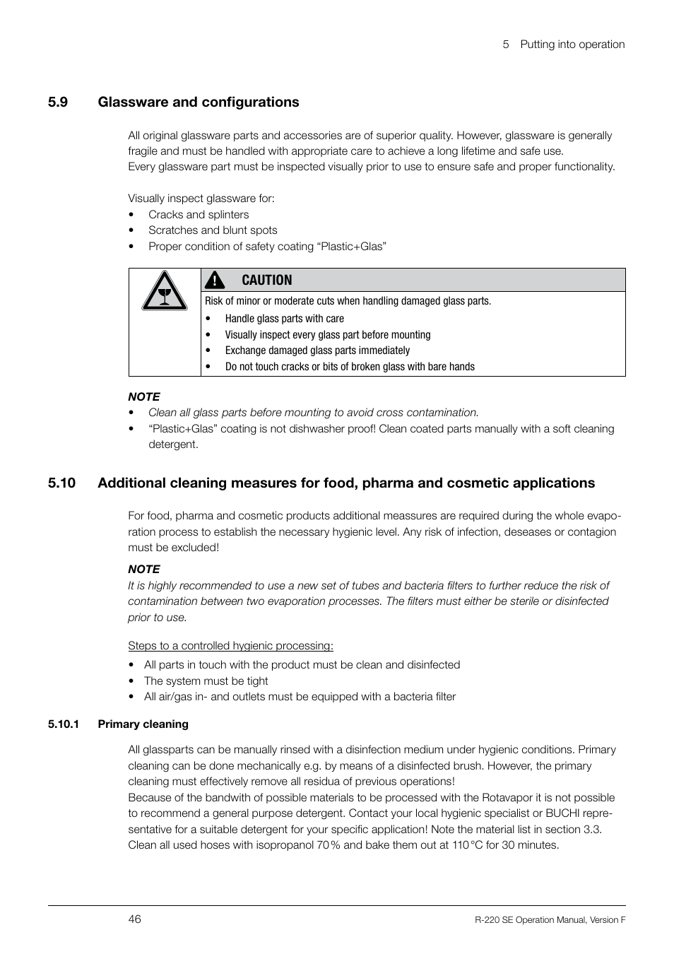 BUCHI Rotavapo R-220 SE User Manual | Page 46 / 109