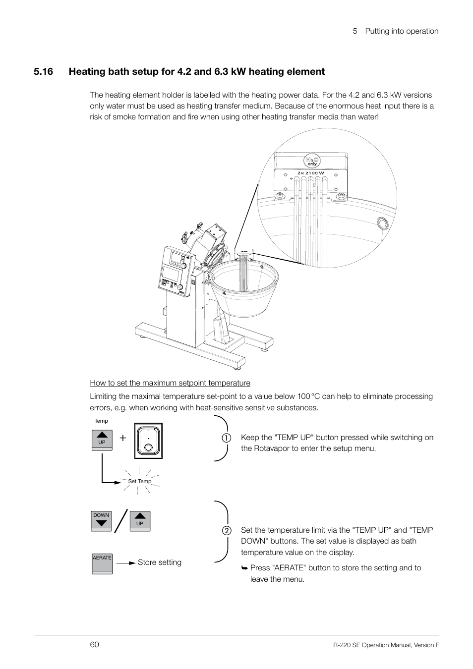 BUCHI Rotavapo R-220 SE User Manual | Page 60 / 109