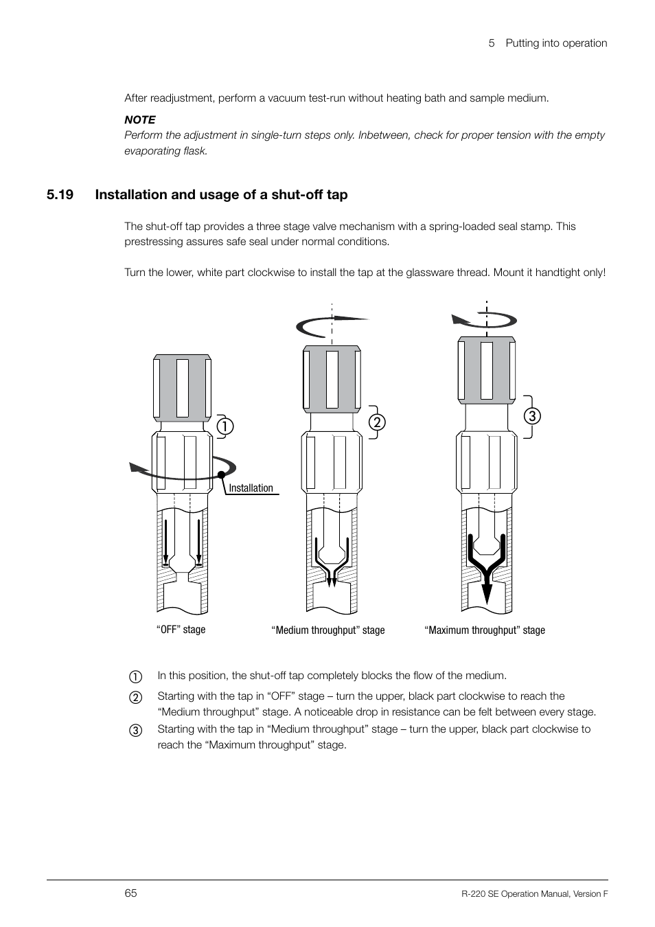 Ab c | BUCHI Rotavapo R-220 SE User Manual | Page 65 / 109