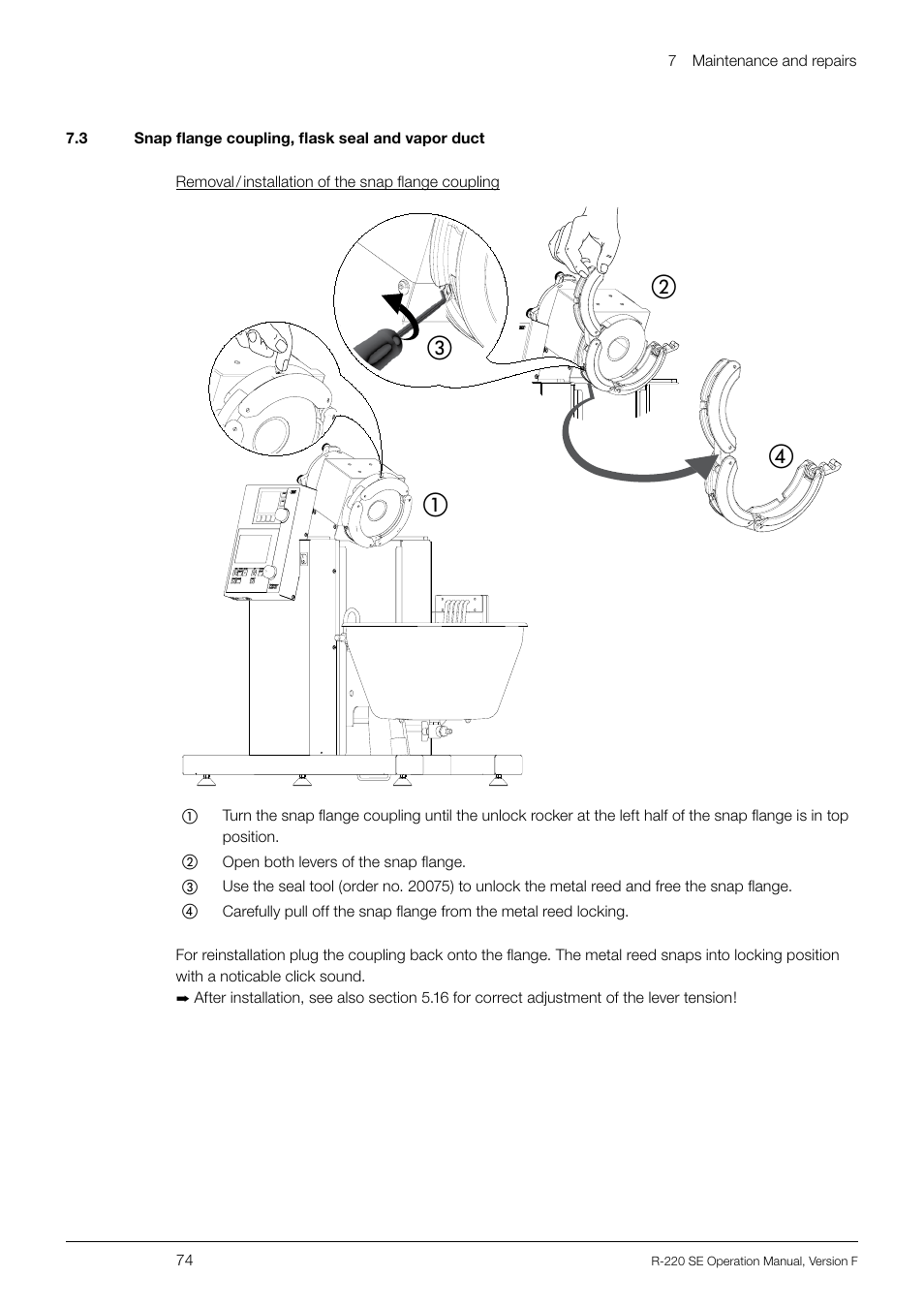 Ab d c | BUCHI Rotavapo R-220 SE User Manual | Page 74 / 109