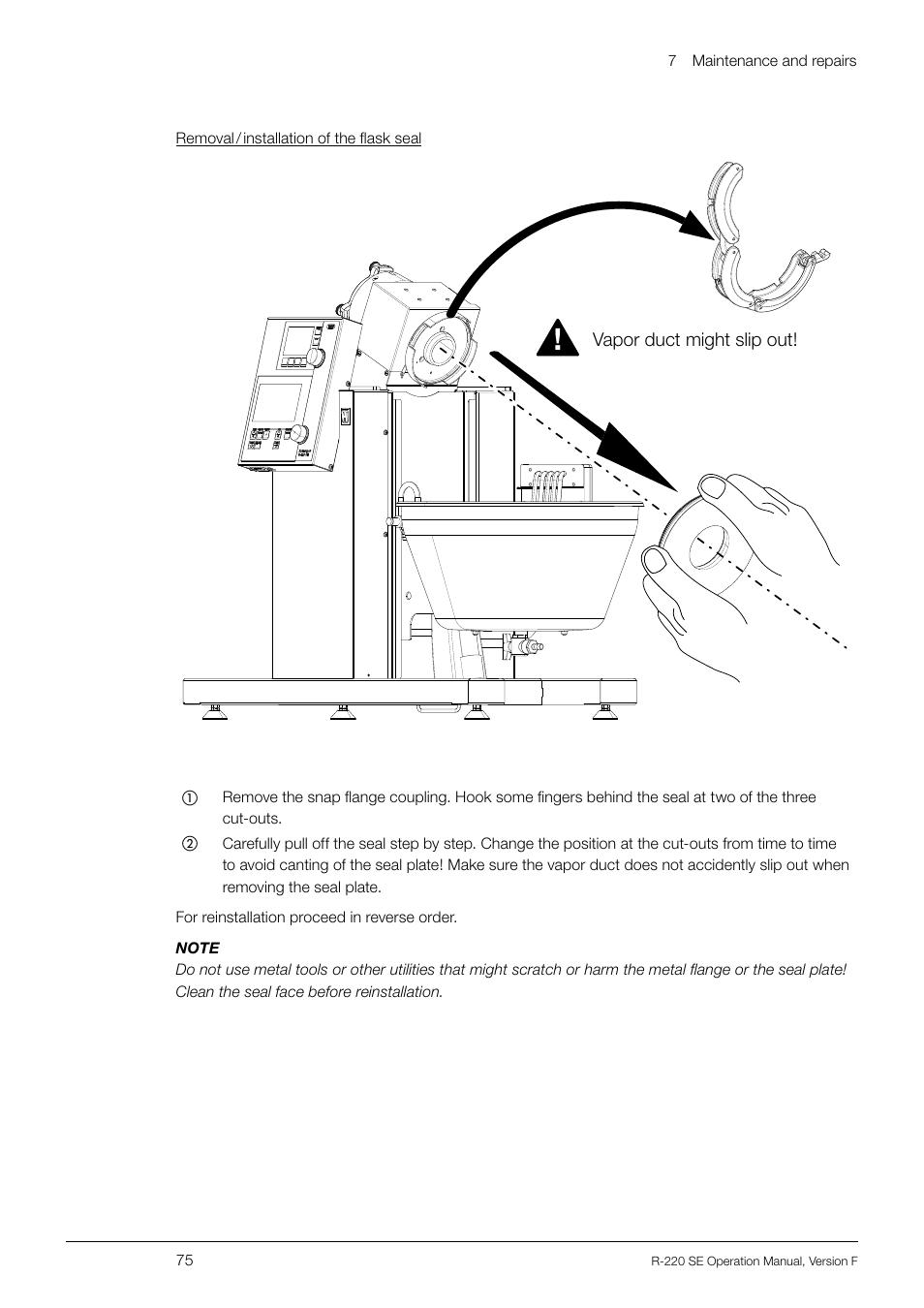 BUCHI Rotavapo R-220 SE User Manual | Page 75 / 109