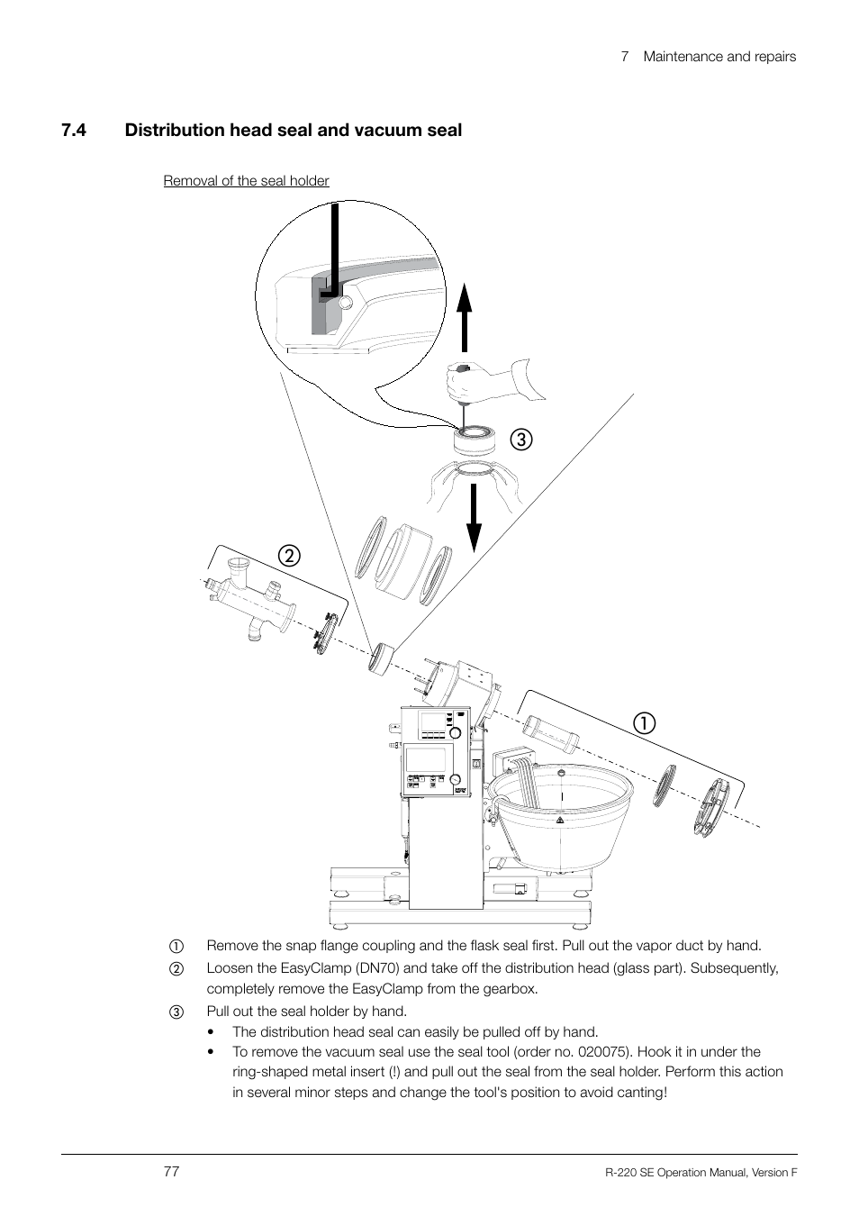 Ab c | BUCHI Rotavapo R-220 SE User Manual | Page 77 / 109