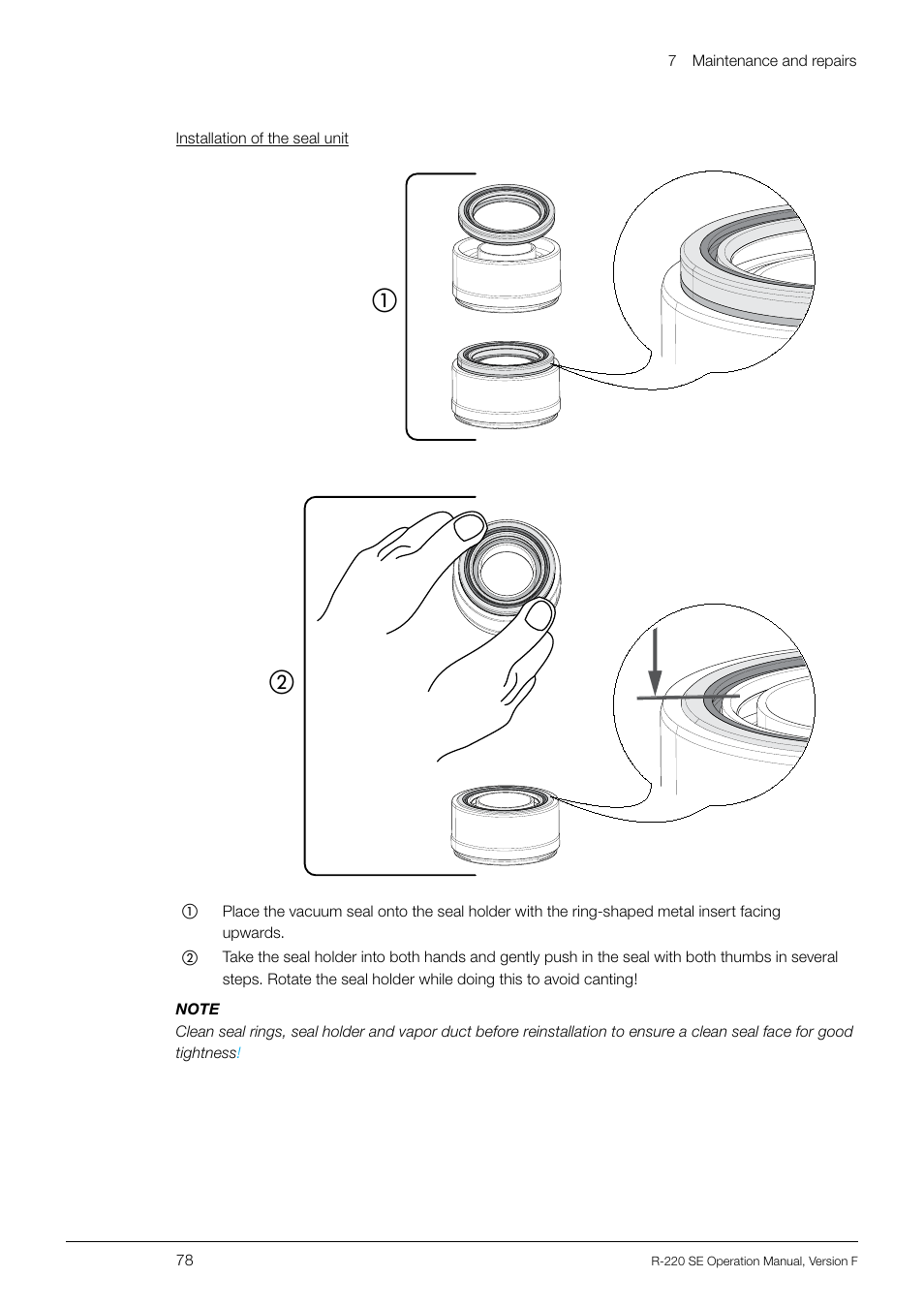 BUCHI Rotavapo R-220 SE User Manual | Page 78 / 109