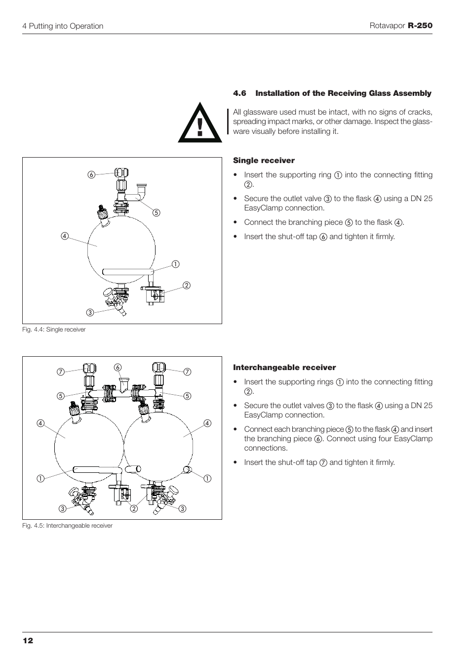 BUCHI Rotavapo R-250 User Manual | Page 12 / 46