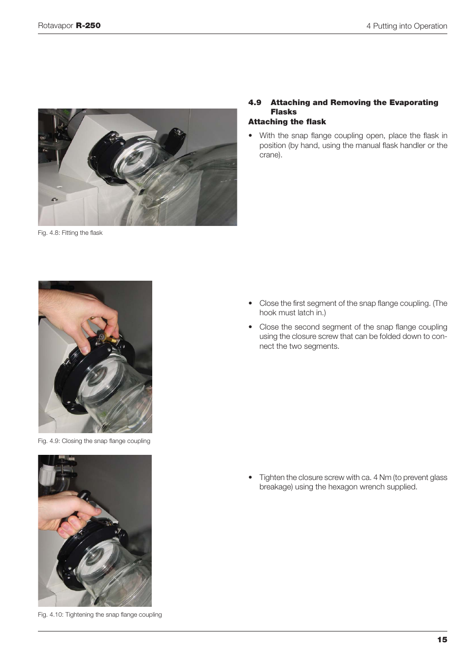 BUCHI Rotavapo R-250 User Manual | Page 15 / 46