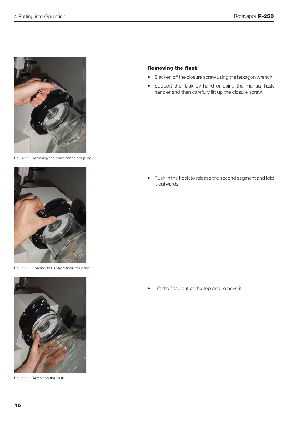 BUCHI Rotavapo R-250 User Manual | Page 16 / 46