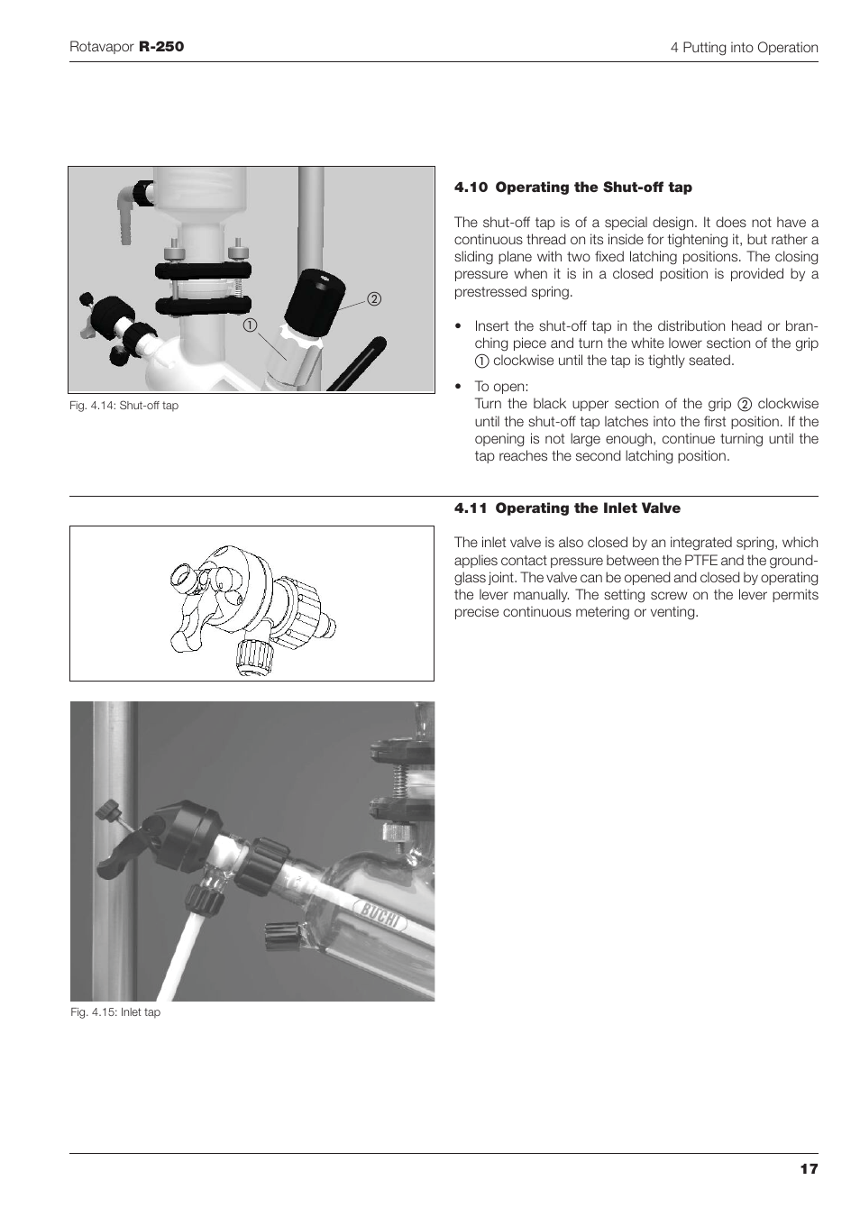 BUCHI Rotavapo R-250 User Manual | Page 17 / 46