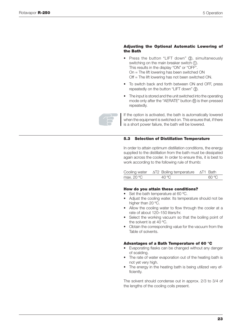 BUCHI Rotavapo R-250 User Manual | Page 23 / 46