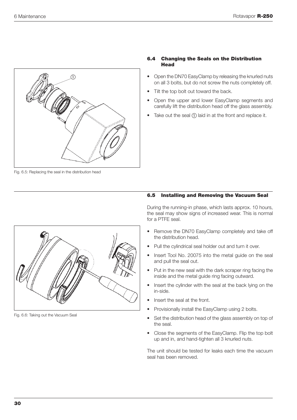 BUCHI Rotavapo R-250 User Manual | Page 30 / 46