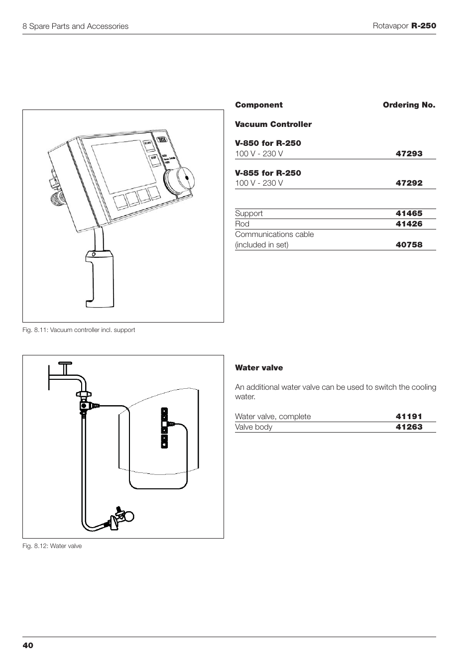 BUCHI Rotavapo R-250 User Manual | Page 40 / 46