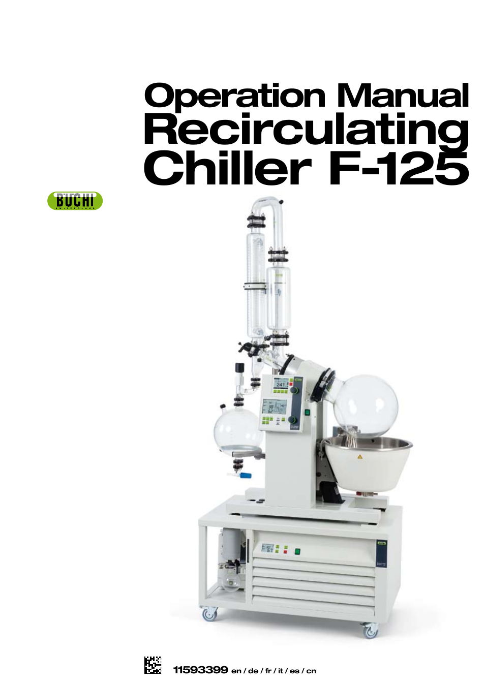 BUCHI Recirculating Chiller F-125 User Manual | 35 pages