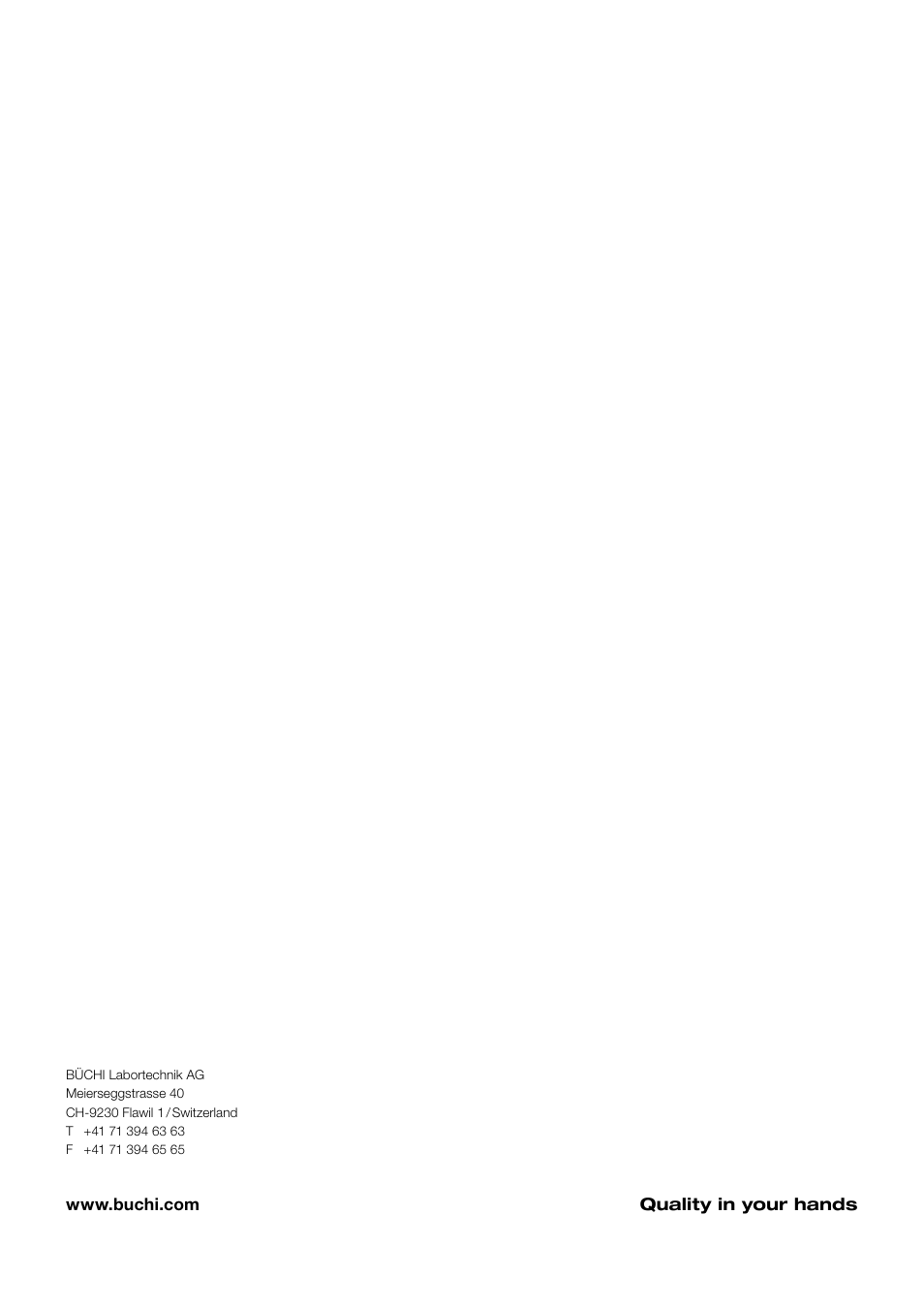 BUCHI Recirculating Chiller F-125 User Manual | Page 35 / 35