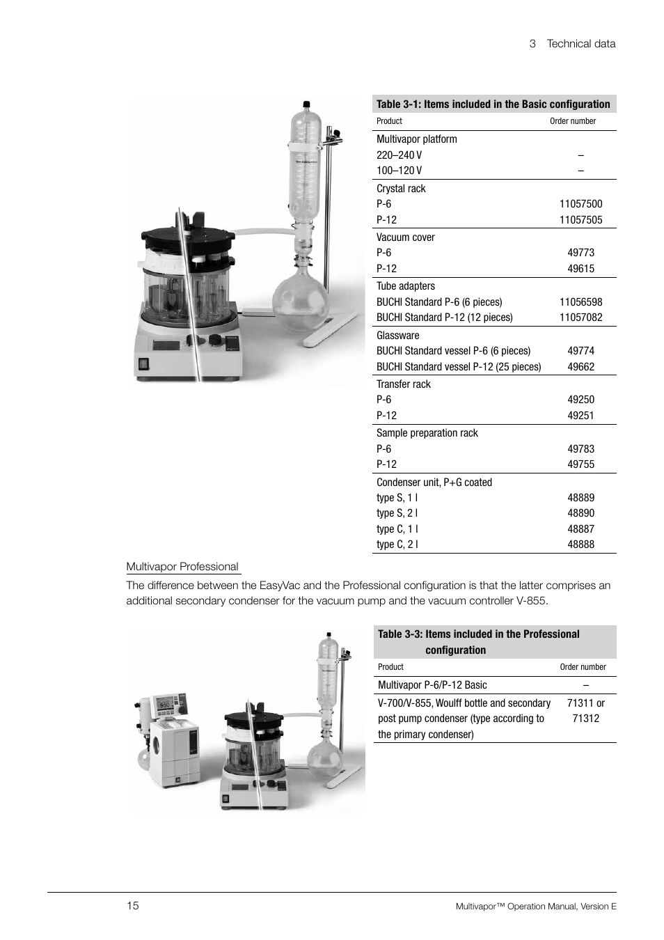 BUCHI Multivapo P-12 User Manual | Page 15 / 76
