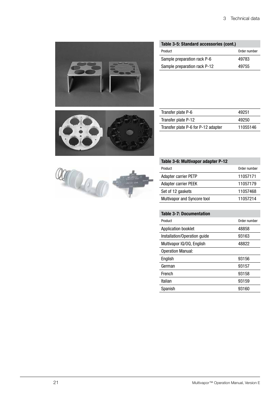 BUCHI Multivapo P-12 User Manual | Page 21 / 76