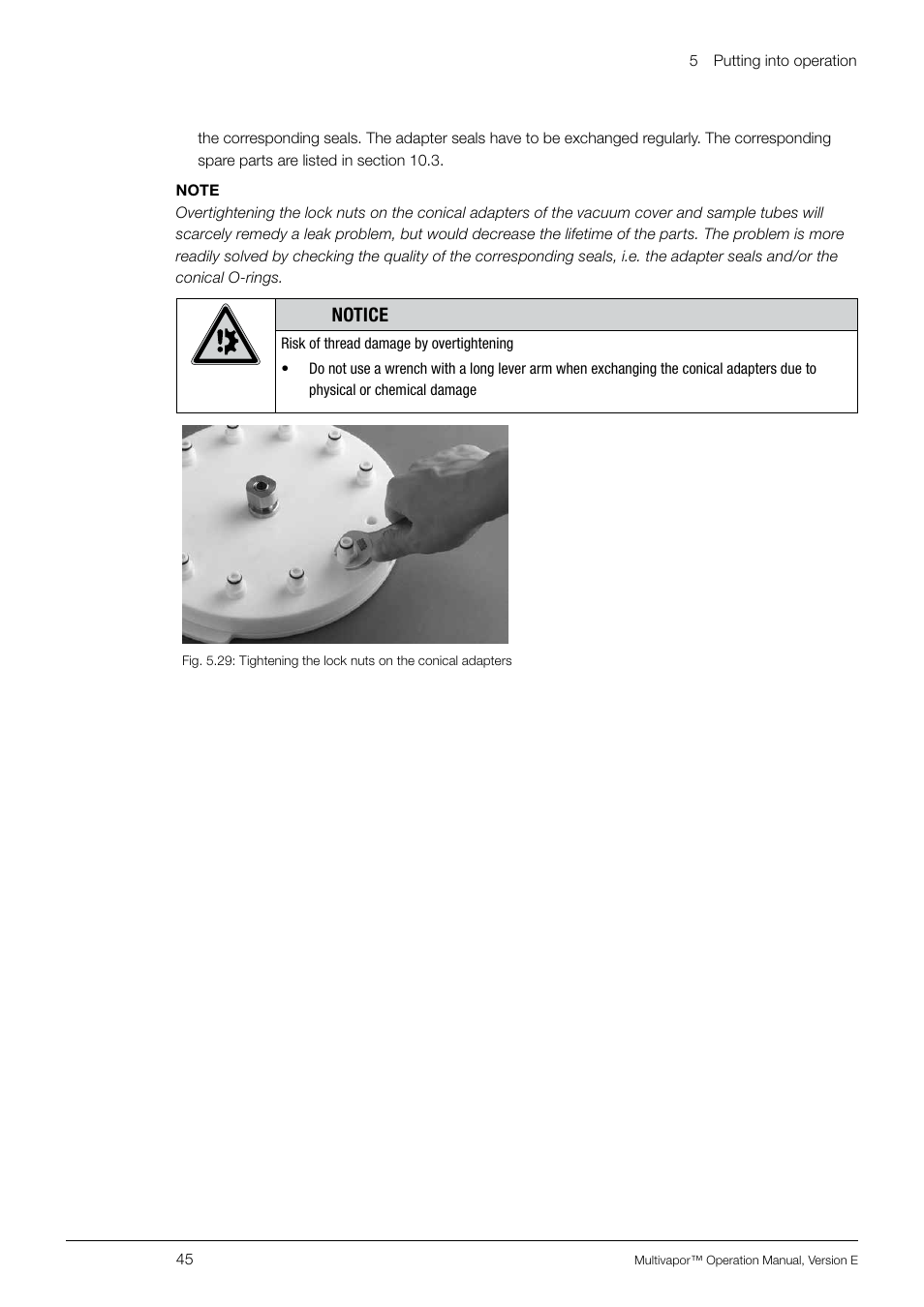 Notice | BUCHI Multivapo P-12 User Manual | Page 45 / 76
